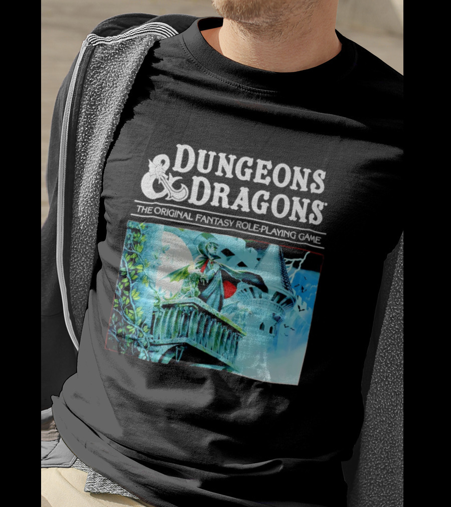 Dungeons And Dragons The Original Fantasy Role Playing Game Vampire Castle T-Shirt