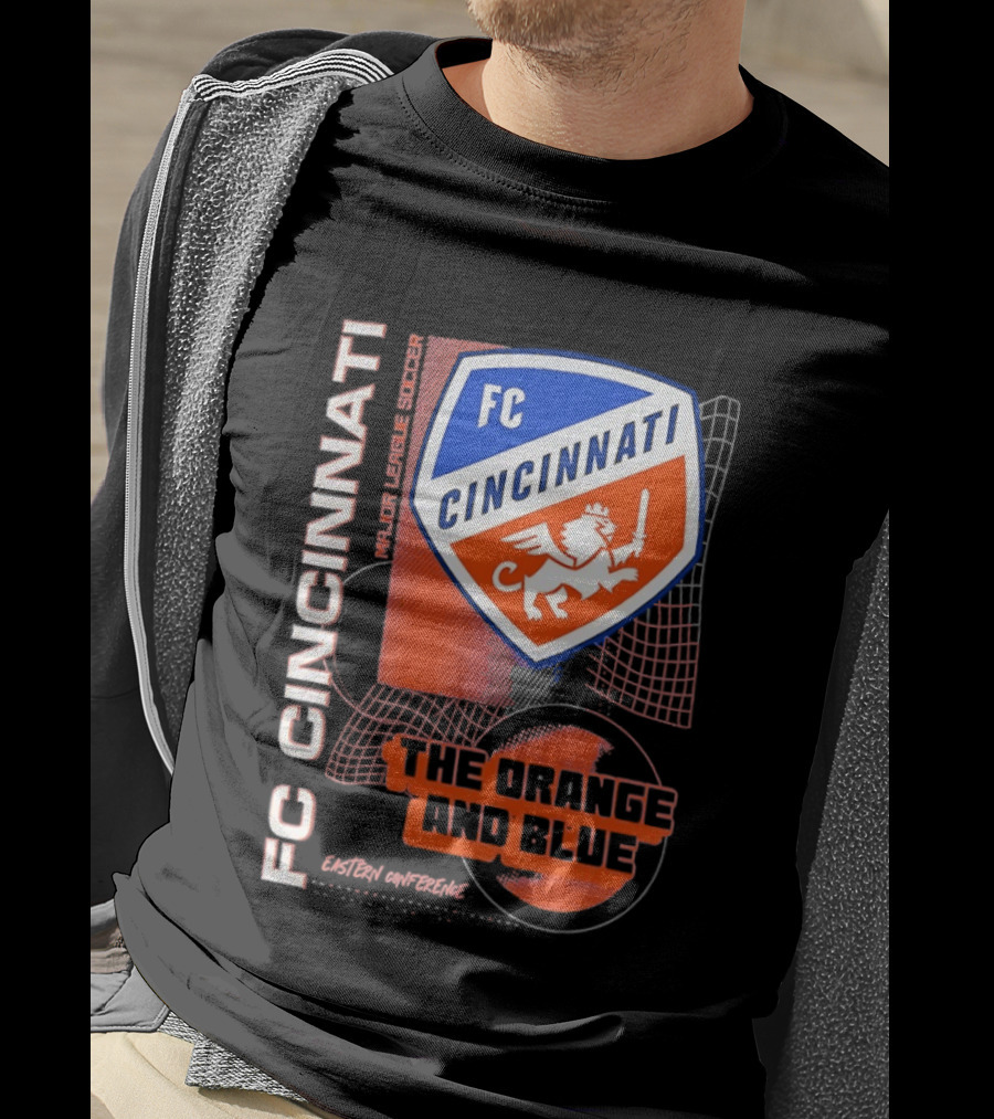 FC Cincinnati The Orange And Blue Soccer Pride T-Shirt