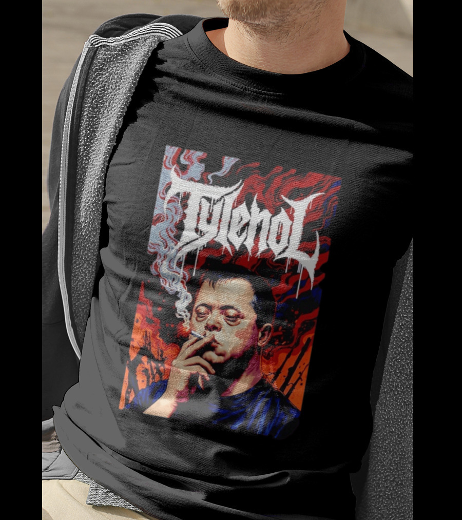 Tylenol Smoking Red And Black T-Shirt