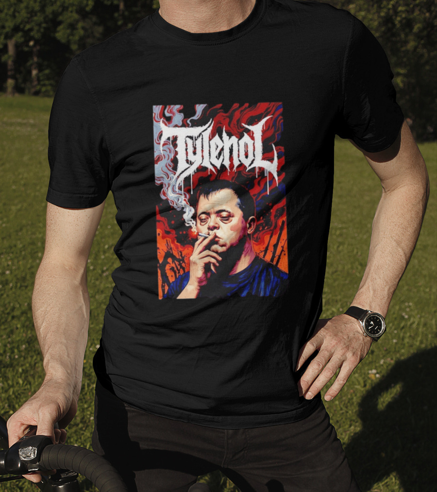 Tylenol Smoking Red And Black T-Shirt