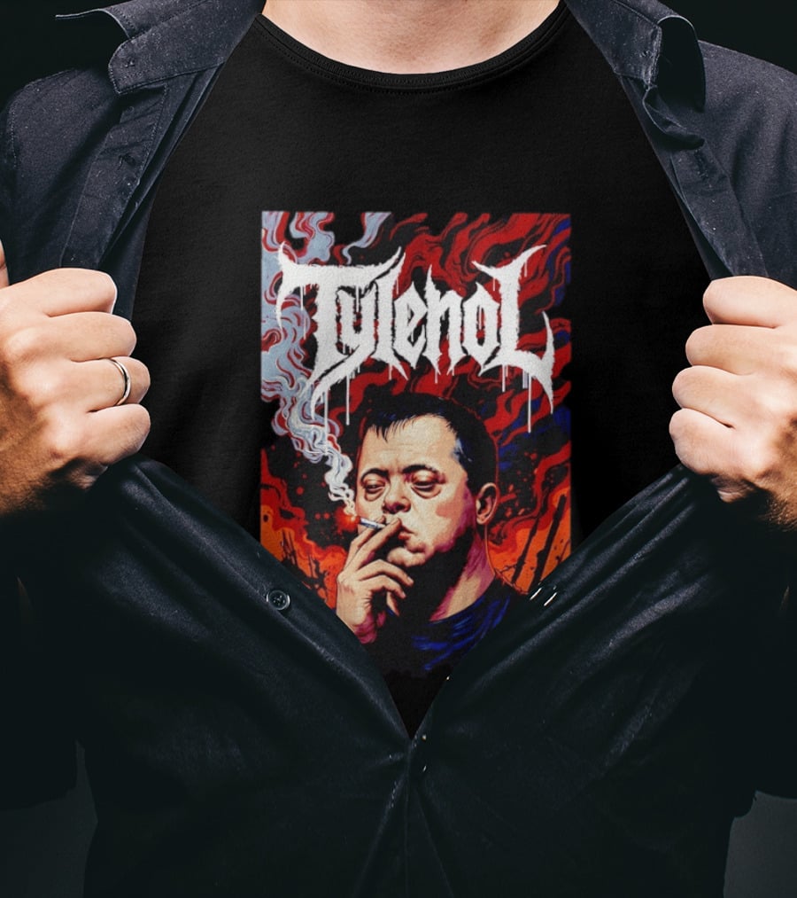 Tylenol Smoking Red And Black T-Shirt