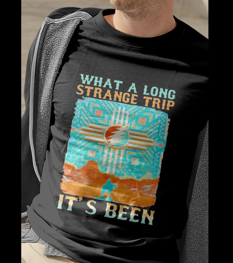 What A Long Strange Trip It's Been Grateful Dead Zia T-Shirt