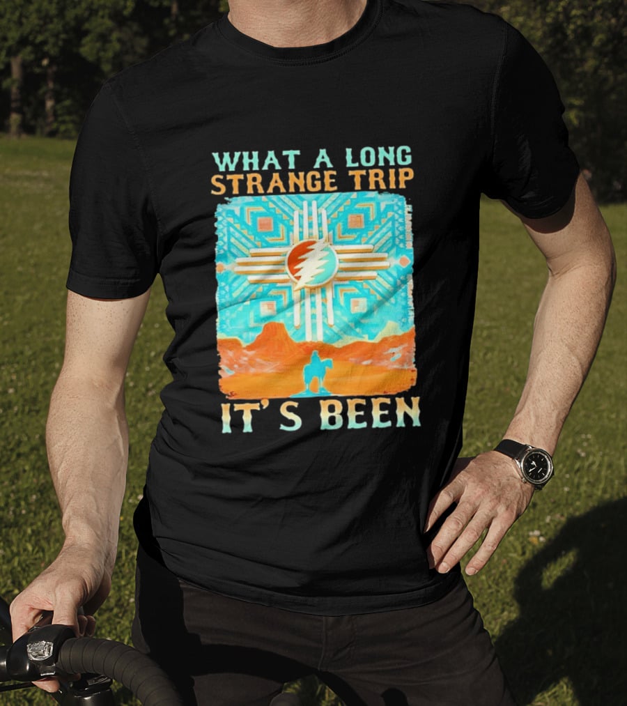 What A Long Strange Trip It's Been Grateful Dead Zia T-Shirt