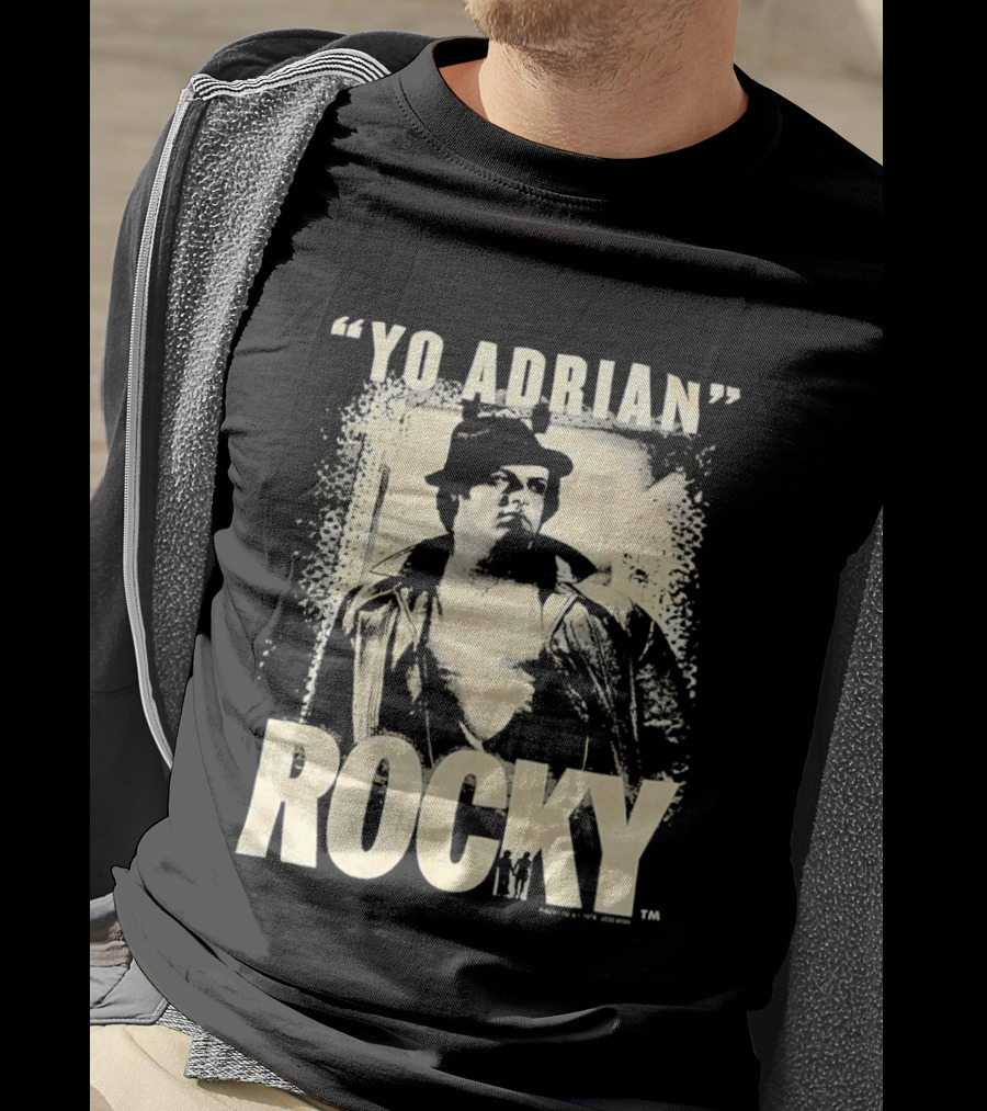 Yo Adrian Rocky Balboa Retro Movie T-Shirt