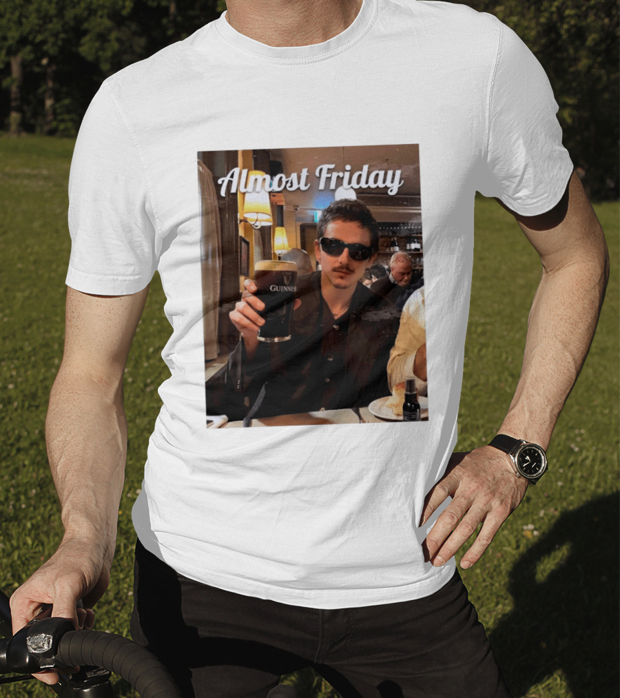 Almost Friday Timothee With Guinness Pint T-Shirt