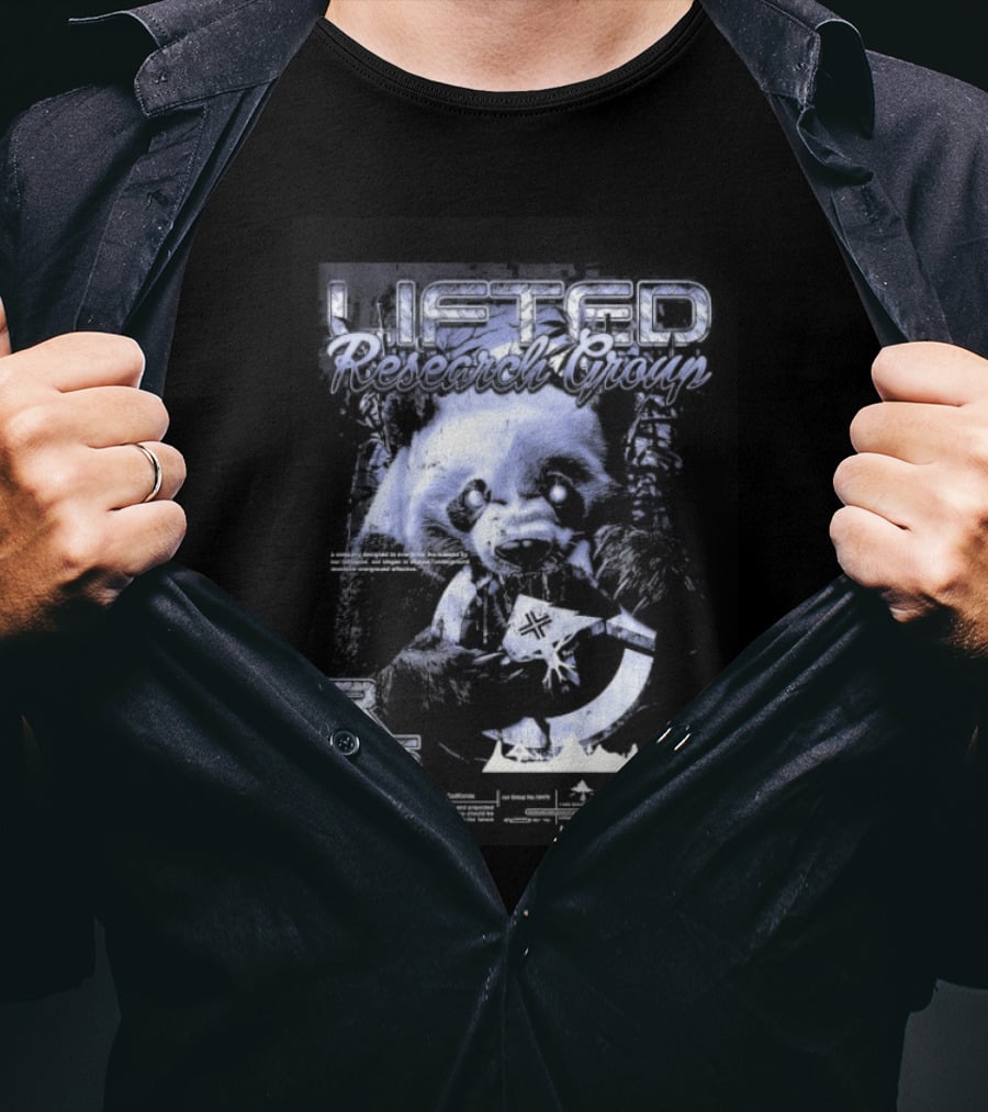 Lifted Research Group Pandamonium Panda Boxer Gloves T-Shirt