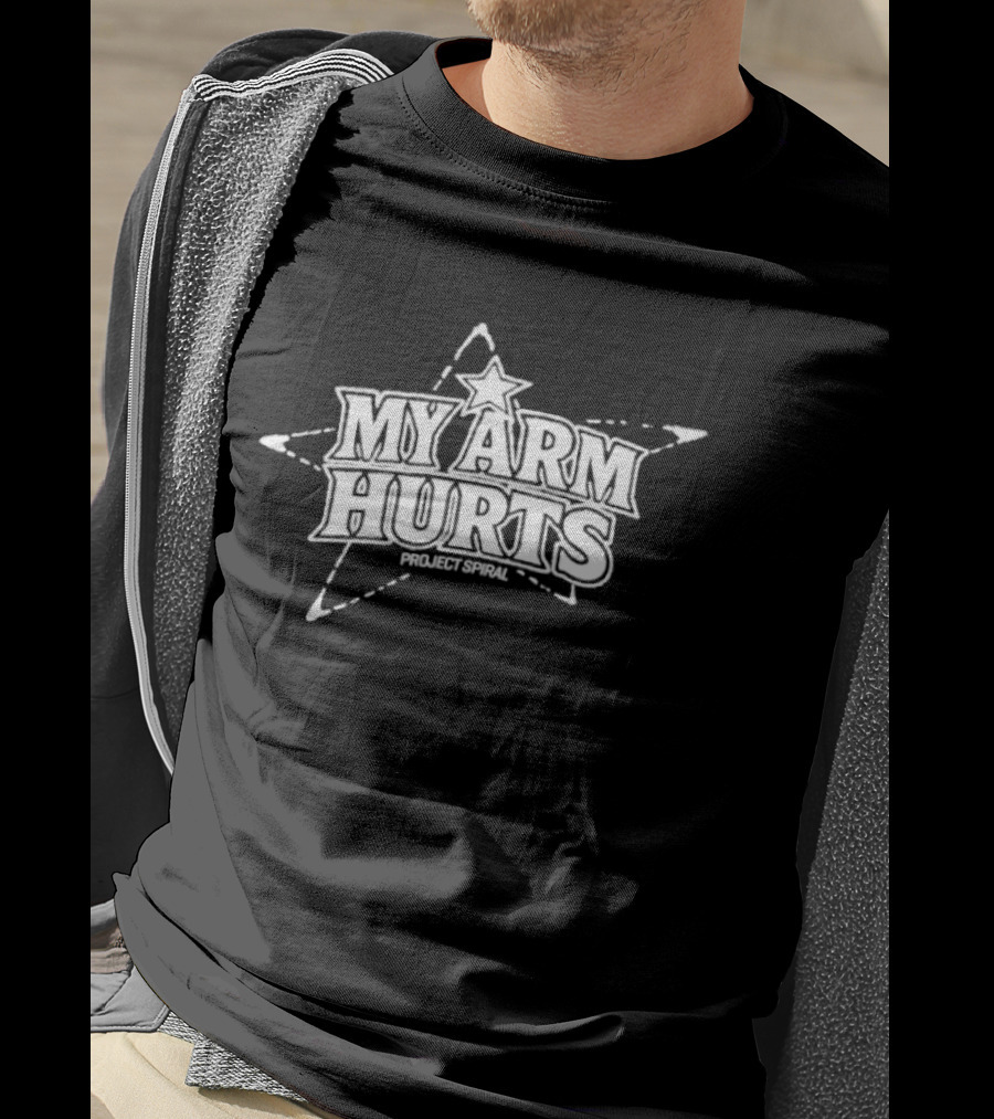 My Arm Hurts Project Spiral Star T-Shirt