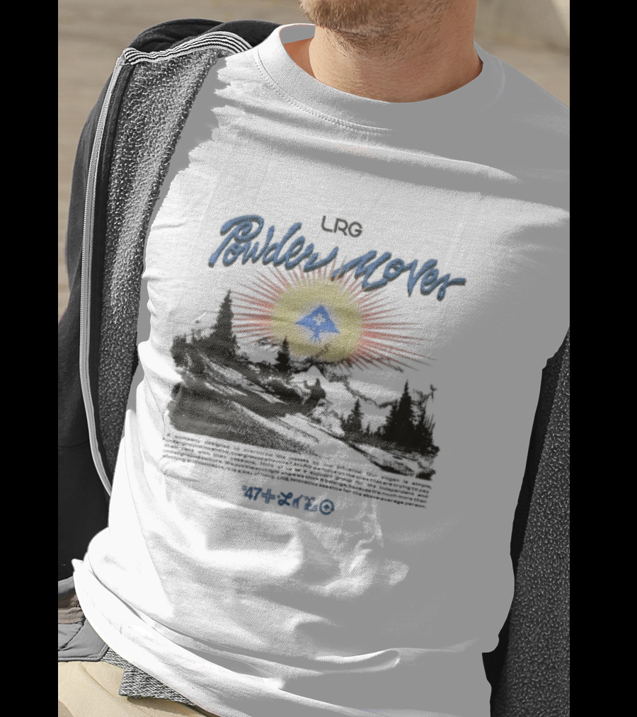 LRG Powder Mover Winter Adventure Scene With Sunrise And Trees T-Shirt