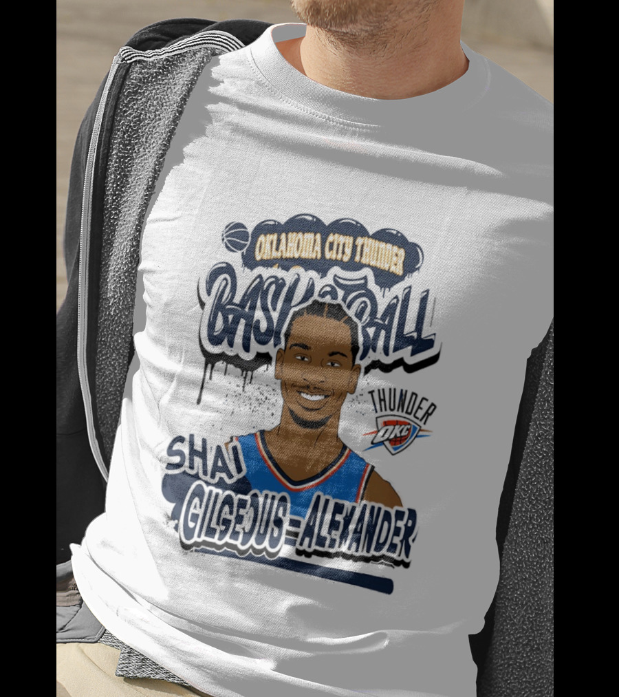 Oklahoma City Thunder Shai Gilgeous Alexander Basketball Thunder T-Shirt