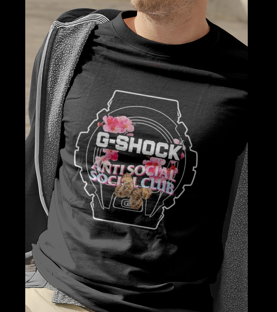 ASSC Anti Social Social Club G Shock Floral Collaboration T-Shirt
