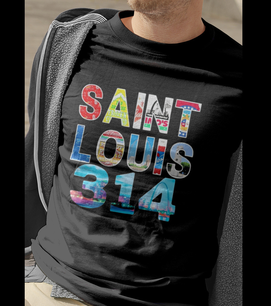 Saint Louis 314 Budweiser Gateway Arch Imo's Frozen Custard Roots T-Shirt
