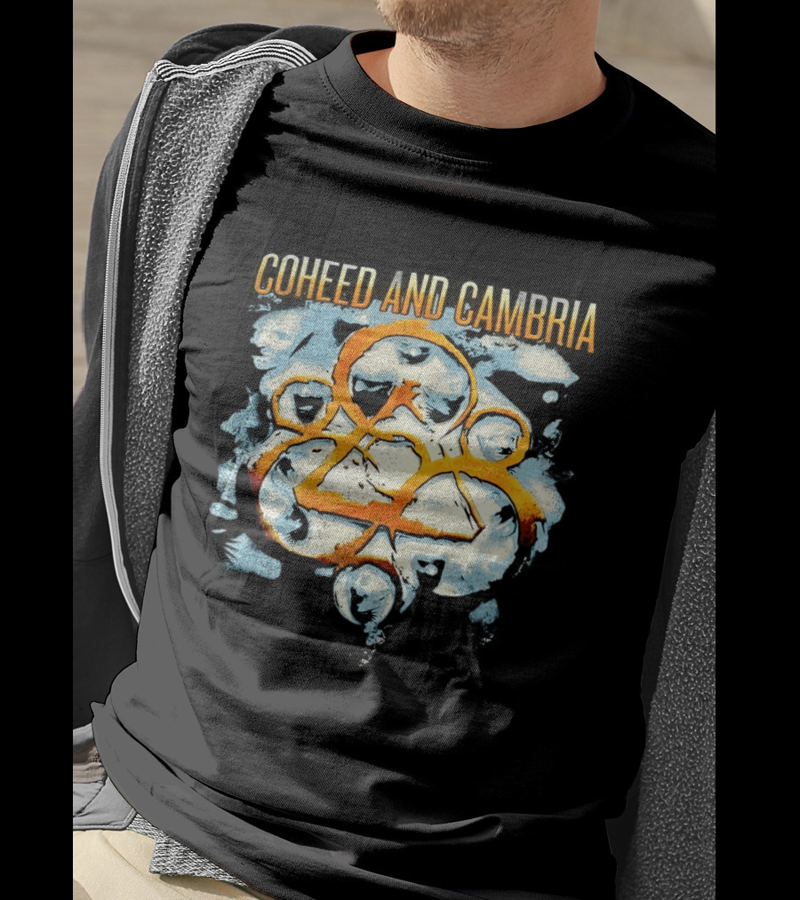 Coheed And Cambria Keywork Symbol With Artistic Texture T-Shirt