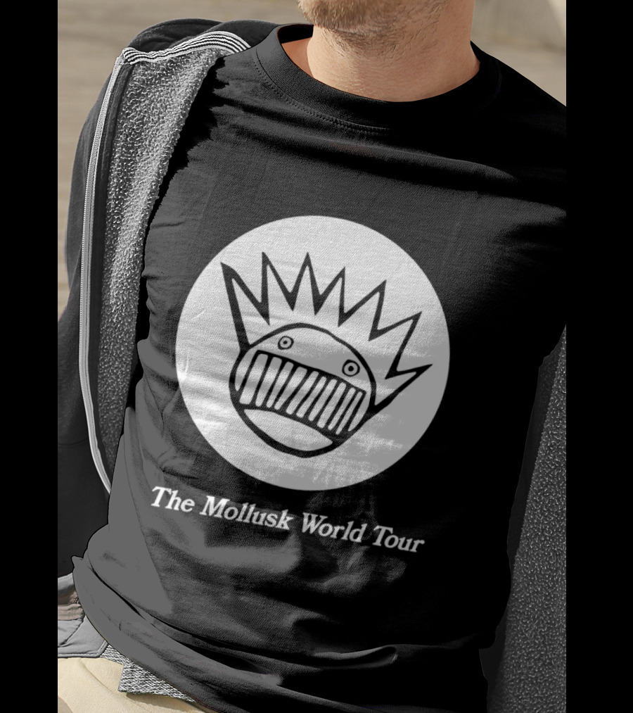 Mollusk World Tour Iconic Logo Ween Band Merchandise T-Shirt