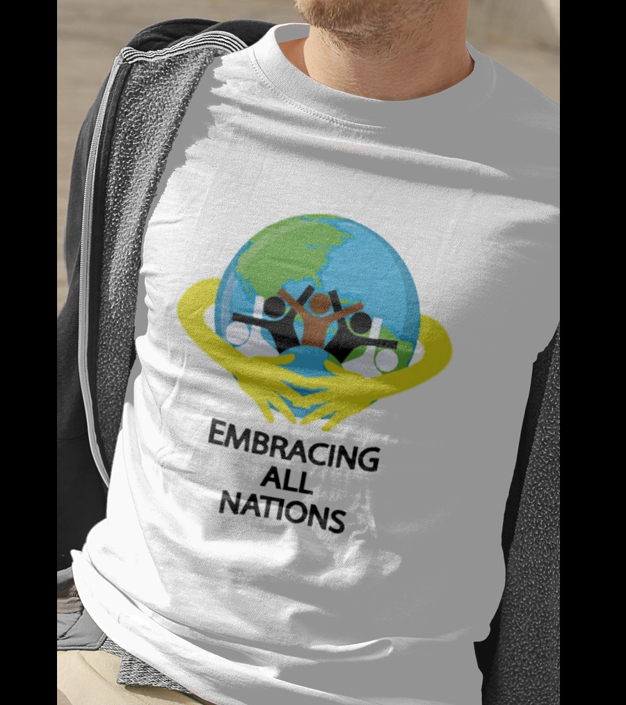 Embracing All Nations Global Unity 2026 T-Shirt