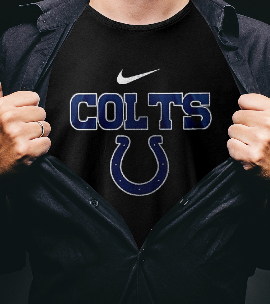 Indianapolis Colts Mount Rushmore Legends Nike Colts Horseshoe T-Shirt