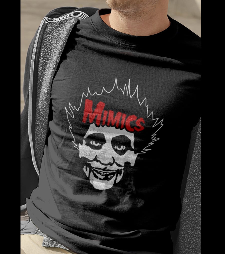 Mimics Fergus Joker Face Wild Hair T-Shirt