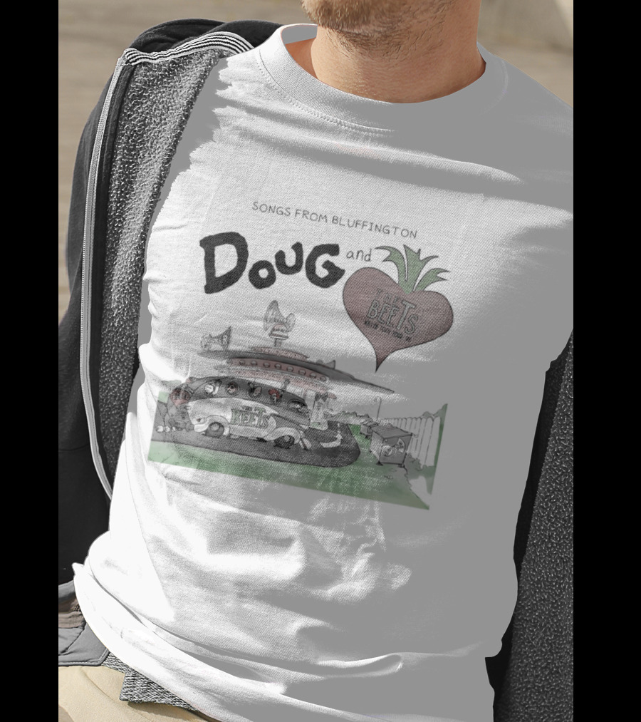 Songs From Bluffington Doug And The Beets Killer Tofu Tour Vintage Cartoon Music Festival T-Shirt