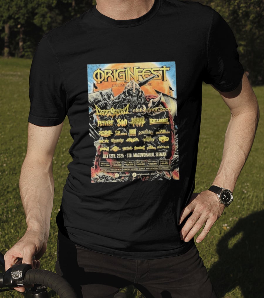 Origin Fest Unlimited Pressure 2025 Dragon Spirit July 12 Sleman Maguwoharjo Stadium T-Shirt