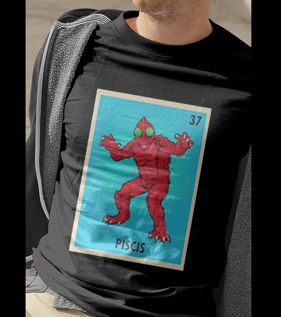 Piscis Card 37 Loteria Monster T-Shirt