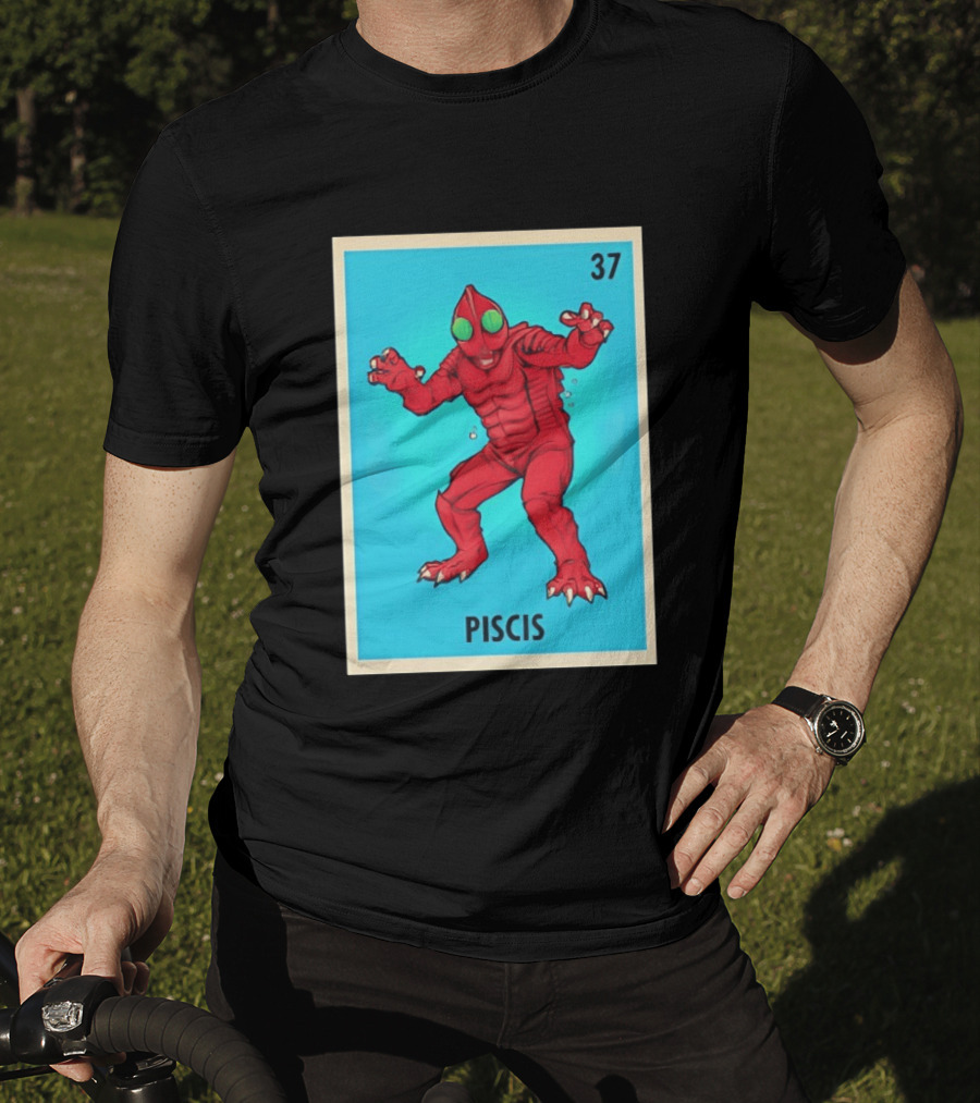Piscis Card 37 Loteria Monster T-Shirt