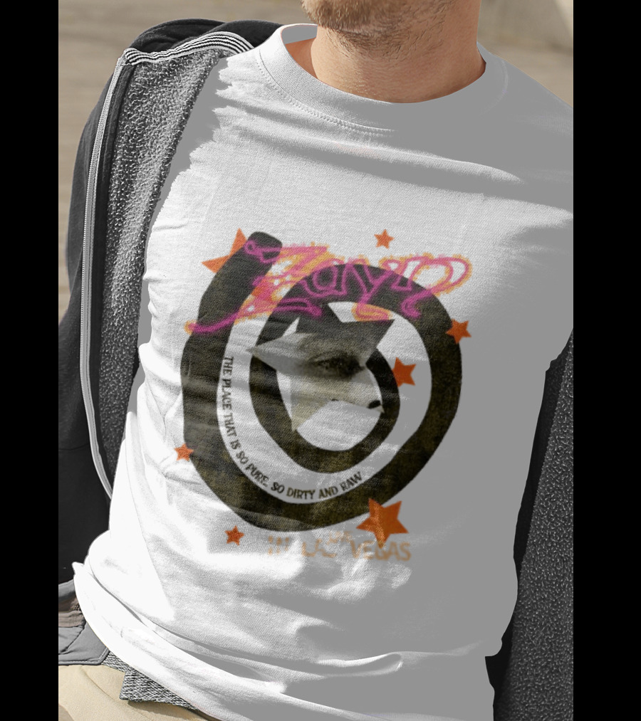 Zayn Live In Vegas The Place That Is So Pure So Dirty And Raw Star Eye T-Shirt