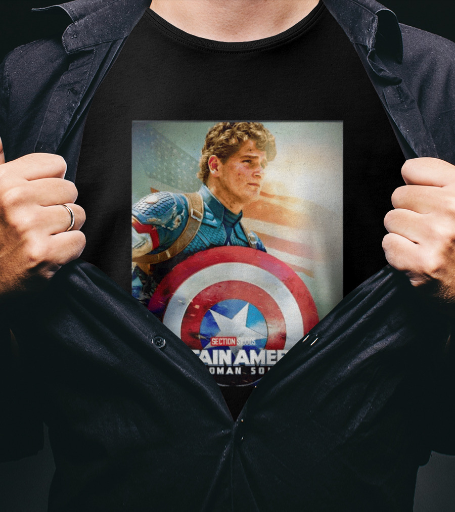 SECTION STUDIOS Captain America The Roman Soldier T-Shirt