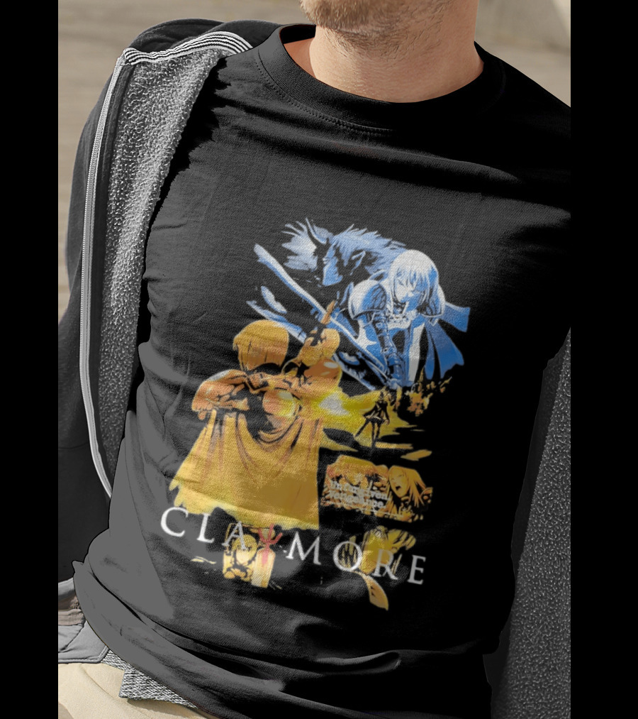 Claymore Clare Unforgiven Vengeance Sword Battle Scene T-Shirt