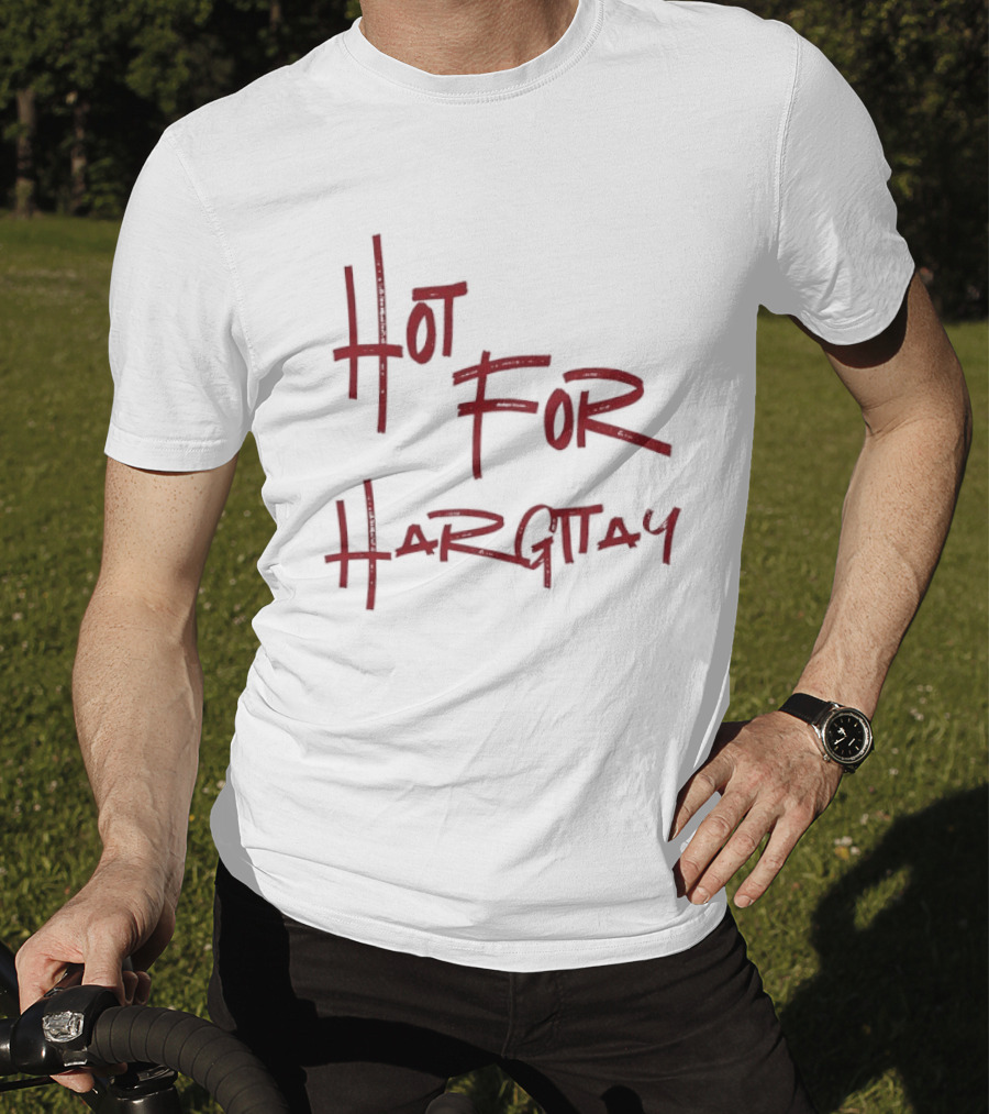 Hot For Hargitay Bold Red T-Shirt