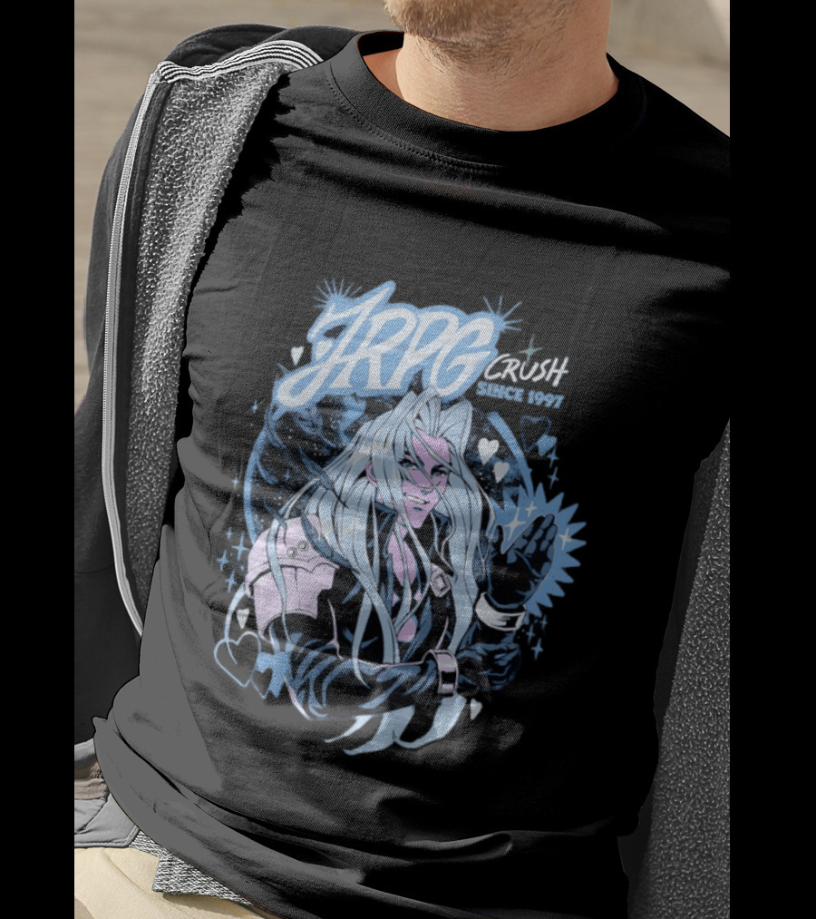 Sefikura JRPG Crush Iconic Character Tribute Since 1997 T-Shirt