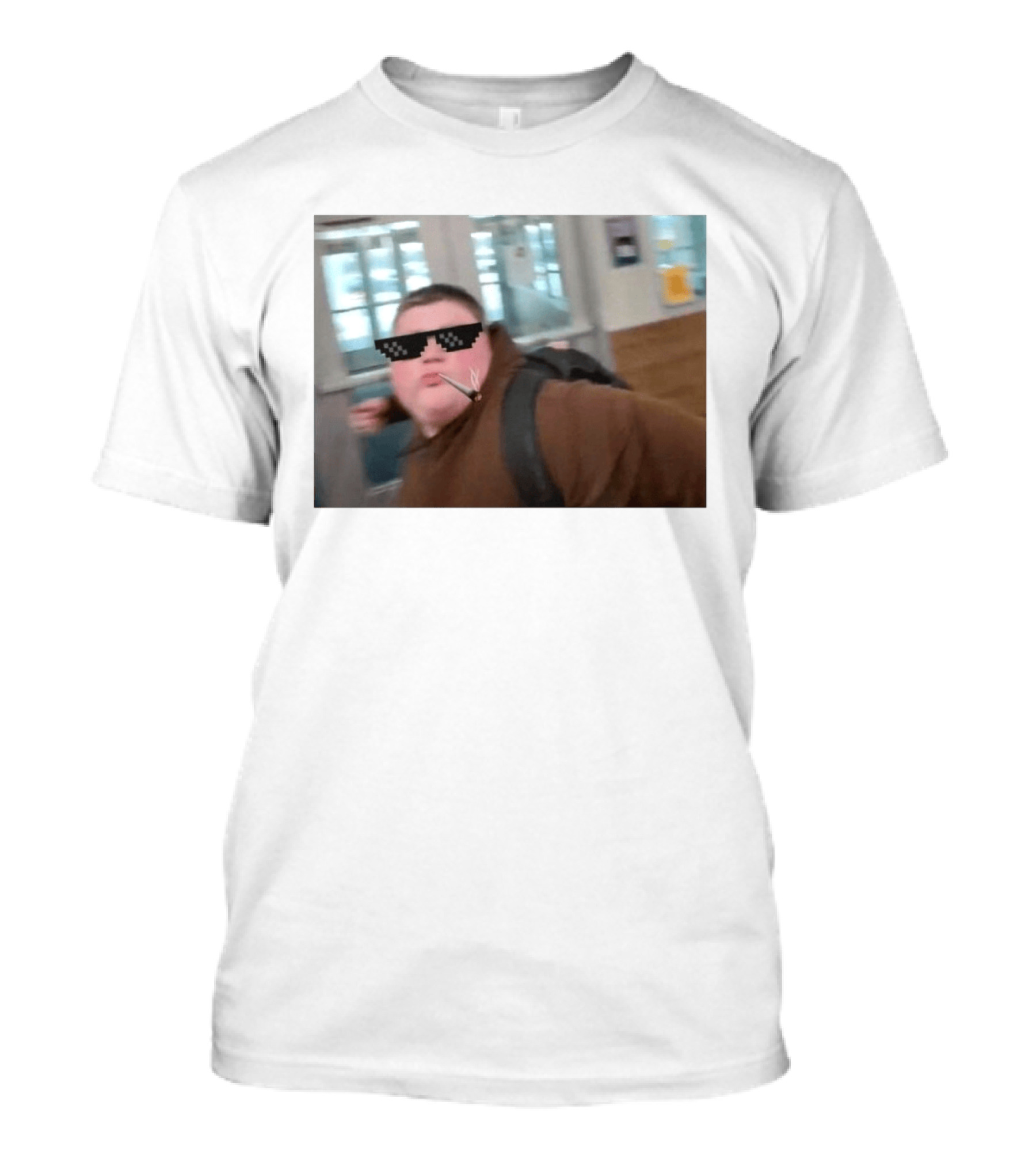 I Friggin Love This Kid Thug Life Meme Smoking Sunglasses T-Shirt