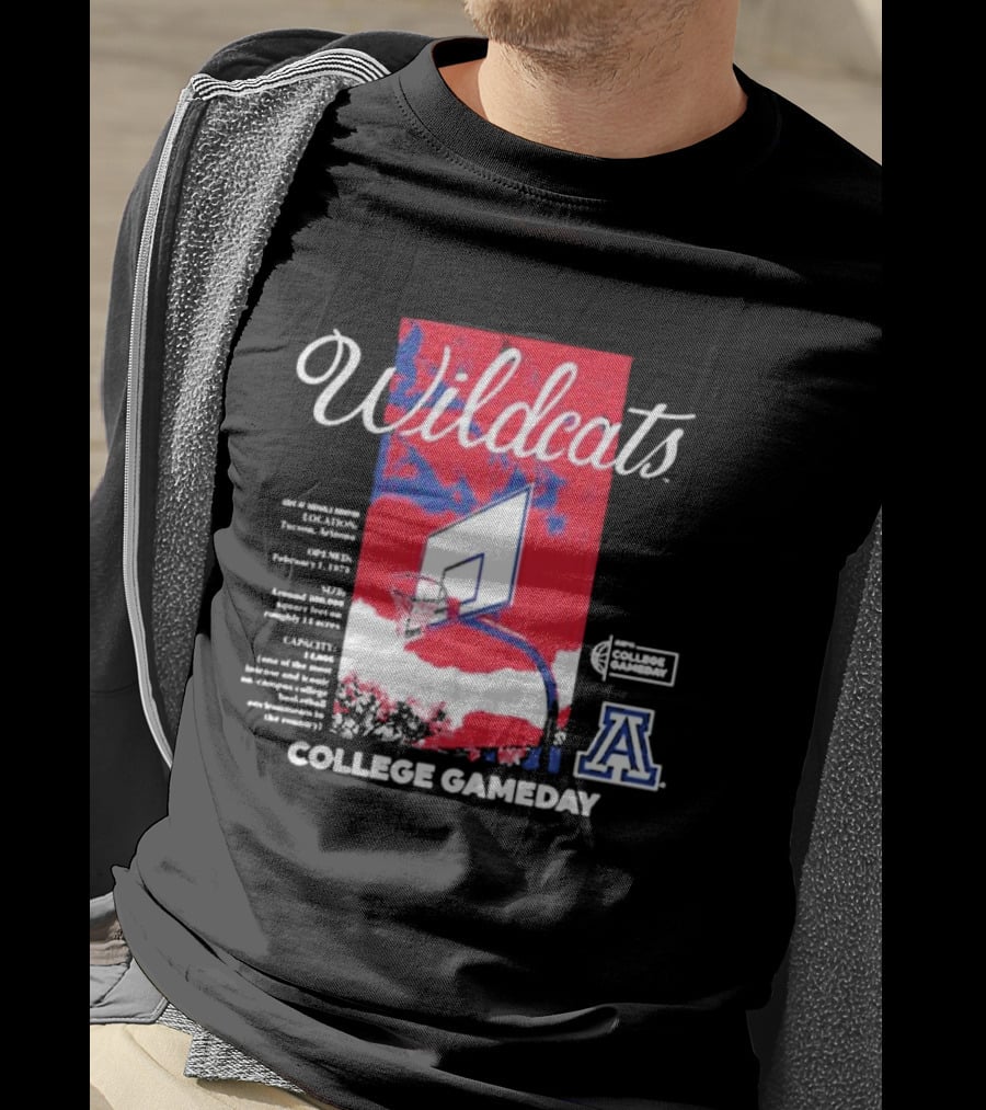 Arizona Wildcats Basketball College Gameday T-Shirt
