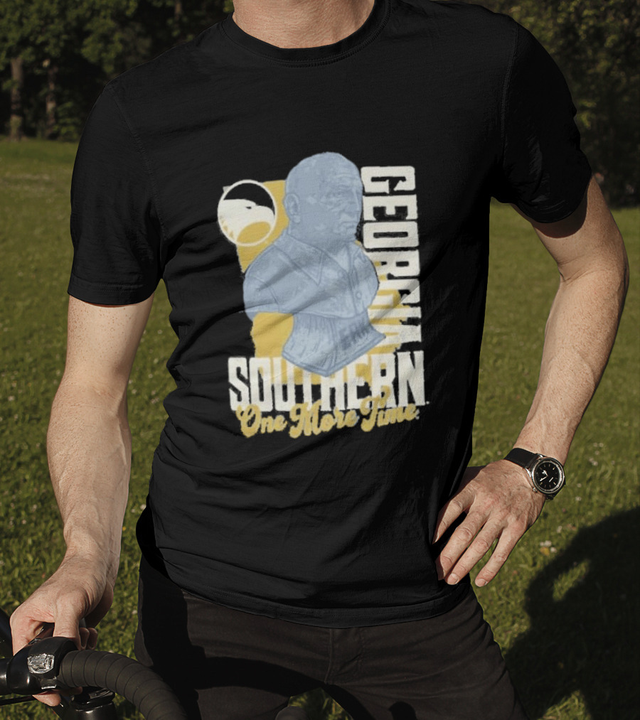Georgia Southern Erk Russell Eagles One More Time Coach T-Shirt