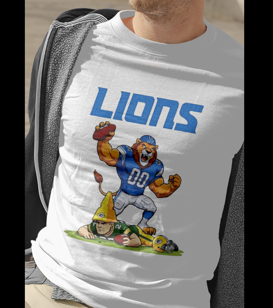 Detroit Lions Rivalry Celebration Against Green Bay Packers T-Shirt