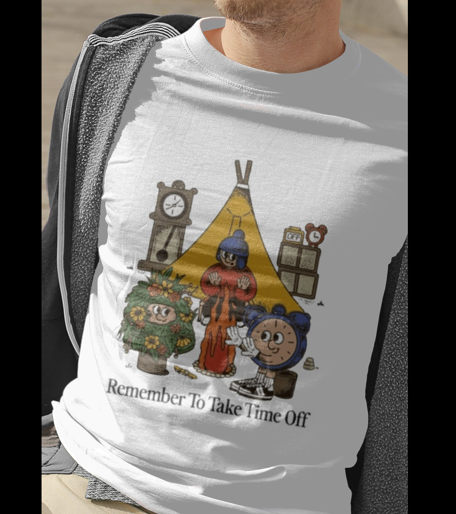 Camping Time Relax Outdoors Remember To Take Time Off T-Shirt