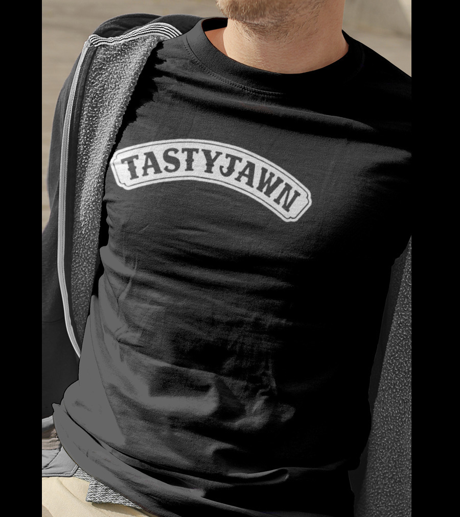 Tastyjawn Bold Arch Text Apparel Urban Streetwear Charm T-Shirt