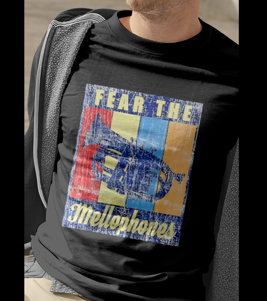 Fear The Mellophones Retro Trumpet Pop T-Shirt
