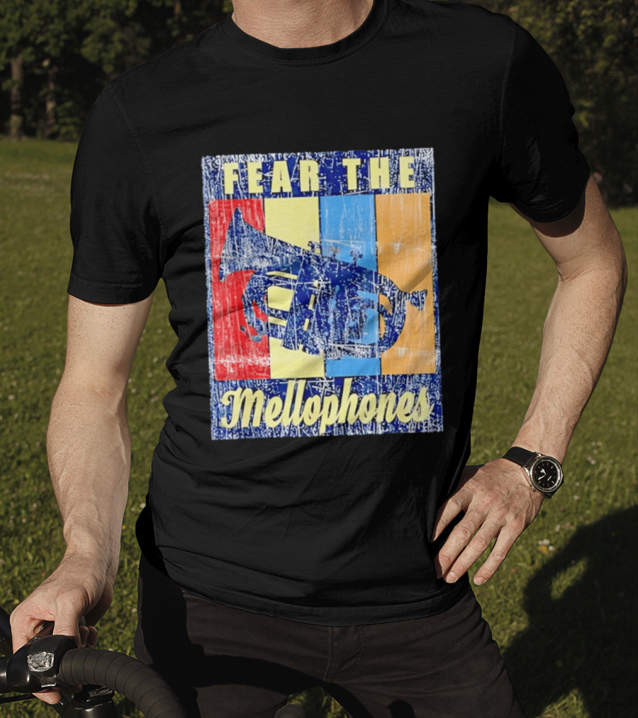 Fear The Mellophones Retro Trumpet Pop T-Shirt