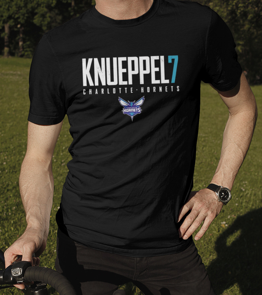 Knueppel 7 Charlotte Hornets Basketball Team NBA Fan Gear T-Shirt
