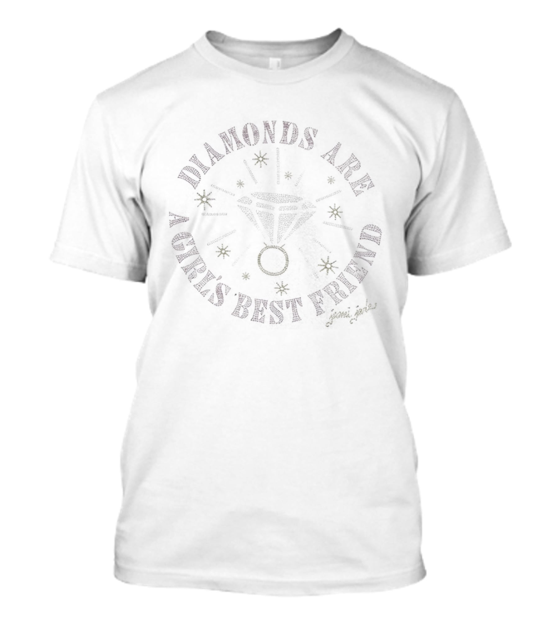 Hilary Duff Lizzie McGuire Diamonds Are A Girl's Best Friend T-Shirt
