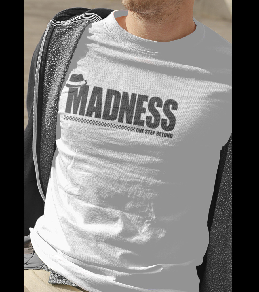 Madness One Step Beyond Trilby Hat Iconic Ska Band T-Shirt
