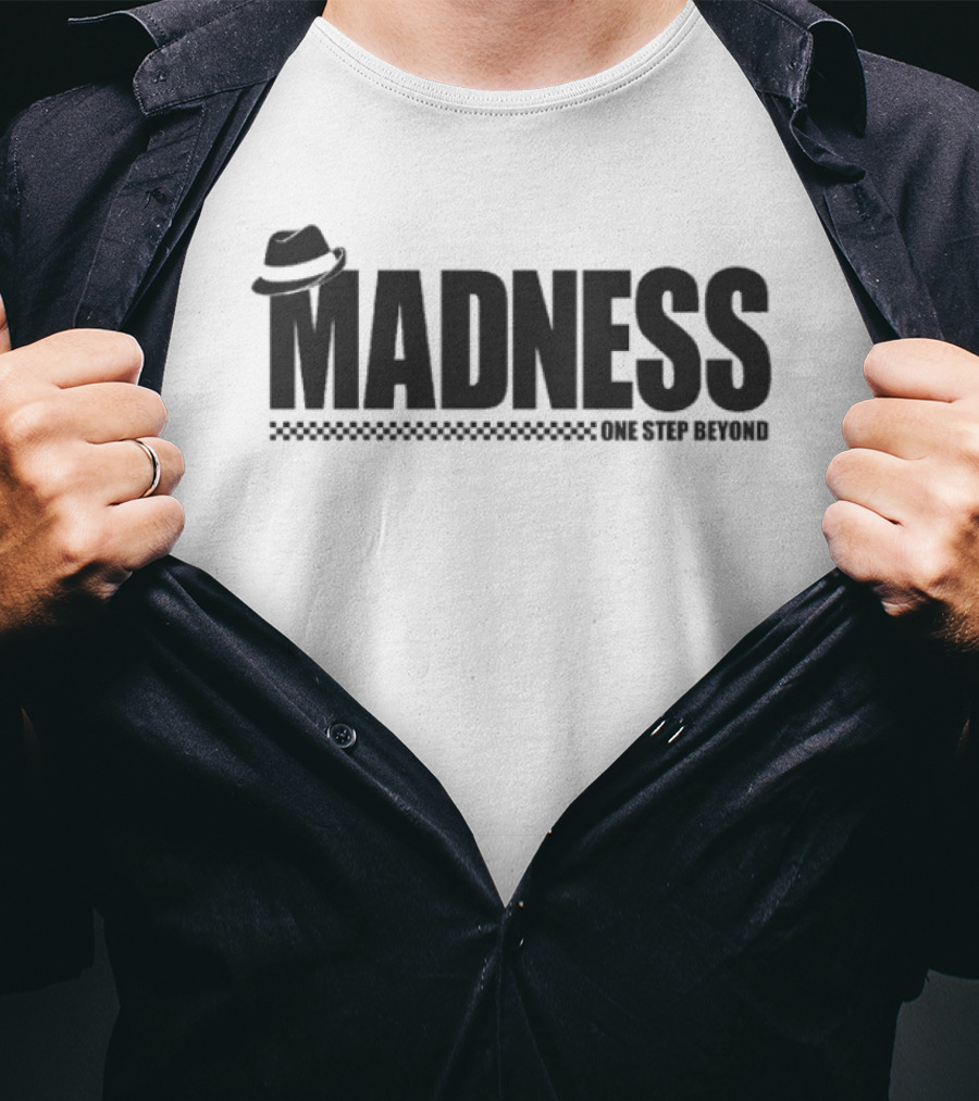 Madness One Step Beyond Trilby Hat Iconic Ska Band T-Shirt