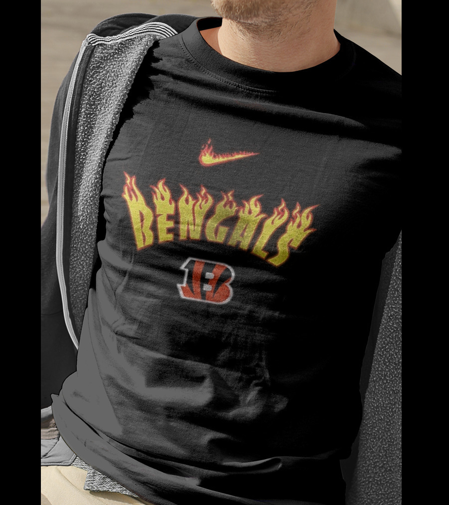 Cincinnati Bengals Nike Firewave Who Dey B T-Shirt