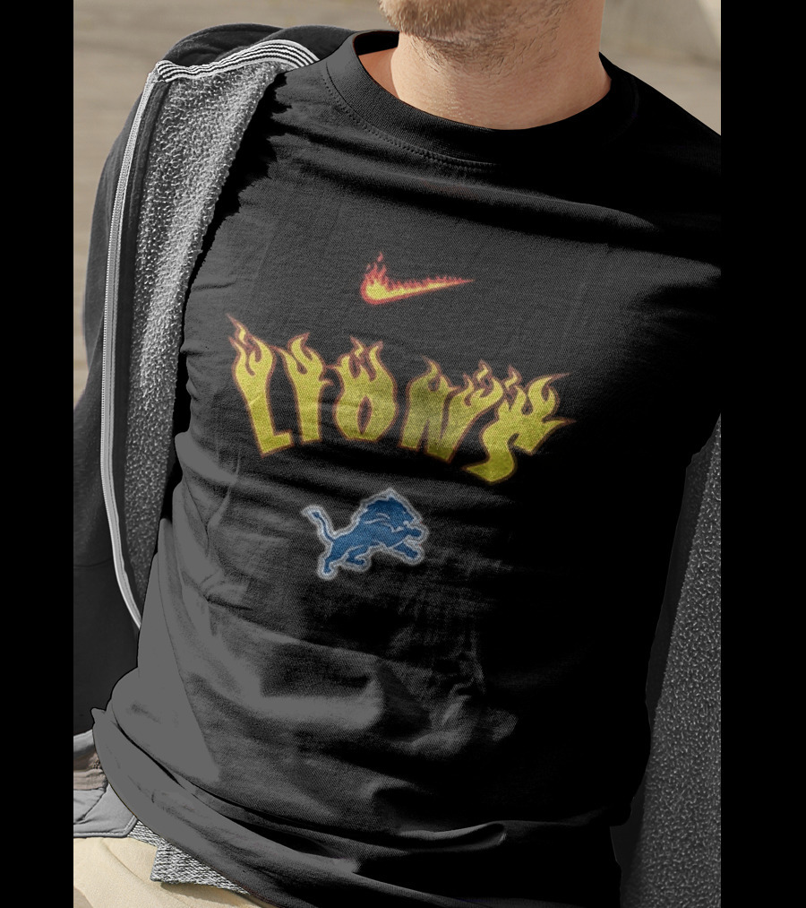 Detroit Lions Firewave Nike One Pride T-Shirt