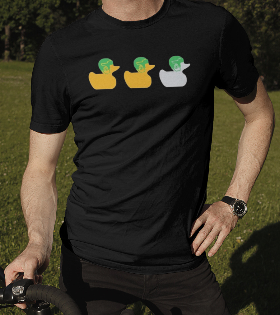 Minnesota Wild Duck Duck Green Helmet Ducks T-Shirt