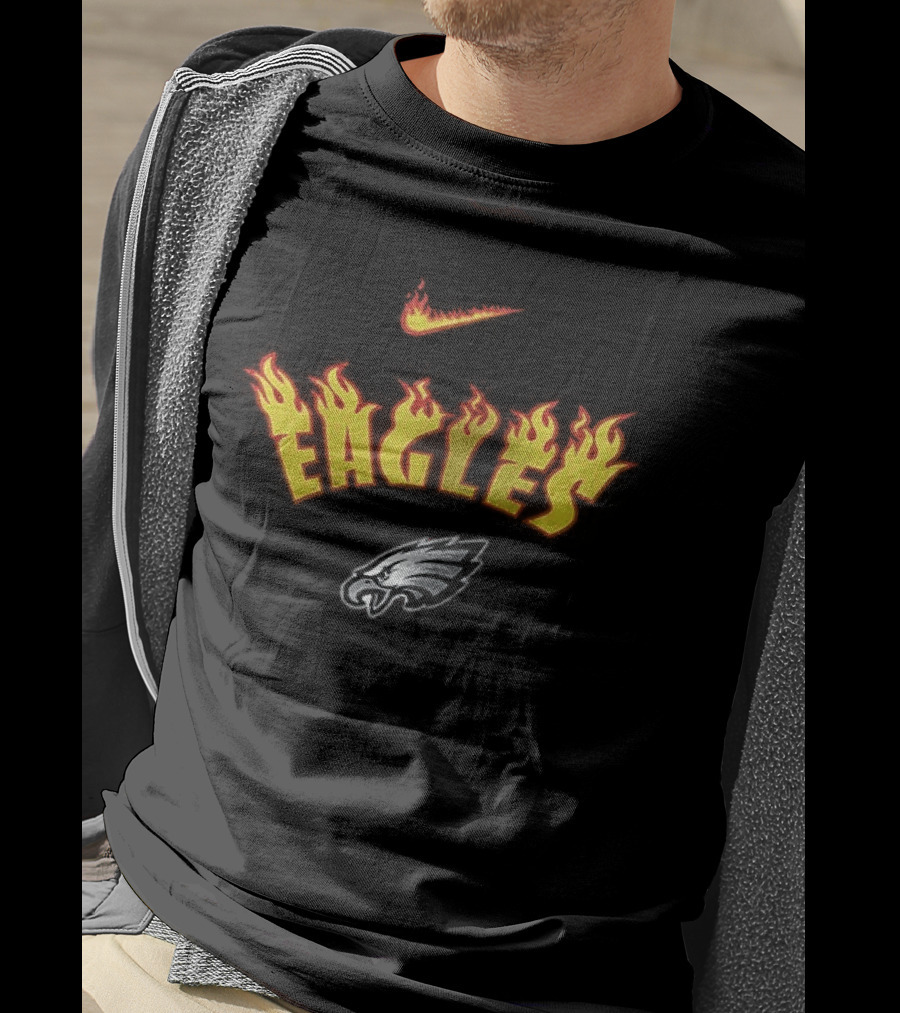 Nike Philadelphia Eagles Firewave Fly Eagle Fly T-Shirt