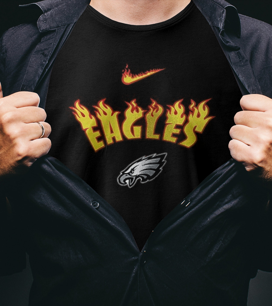 Nike Philadelphia Eagles Firewave Fly Eagle Fly T-Shirt