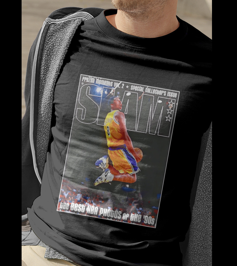 Frozen Moments Vol 2 Kobe Bryant Los Angeles Lakers SLAM Special Collector's Issue Best NBA Photos Of The '90s T-Shirt