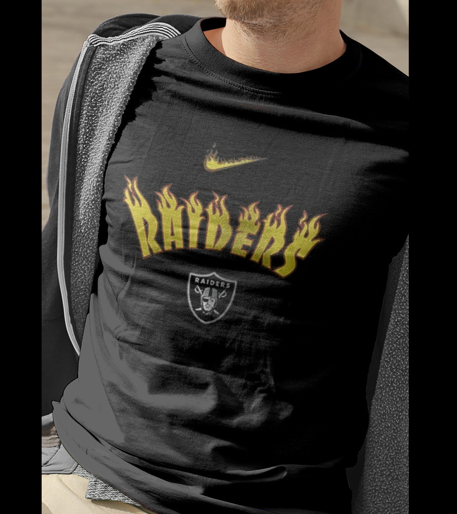 Las Vegas Raiders Firewave Just Win Baby Helmet Nike T-Shirt