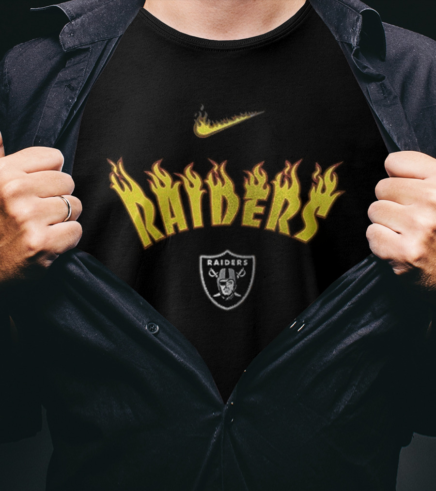Las Vegas Raiders Firewave Just Win Baby Helmet Nike T-Shirt
