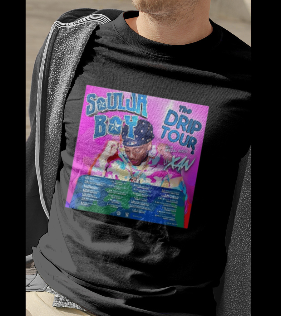 Soulja Boy Lil Xan The Drip Tour 2026 US Concert Dates With Special Guest T-Shirt